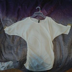 Cold shoulder blouse